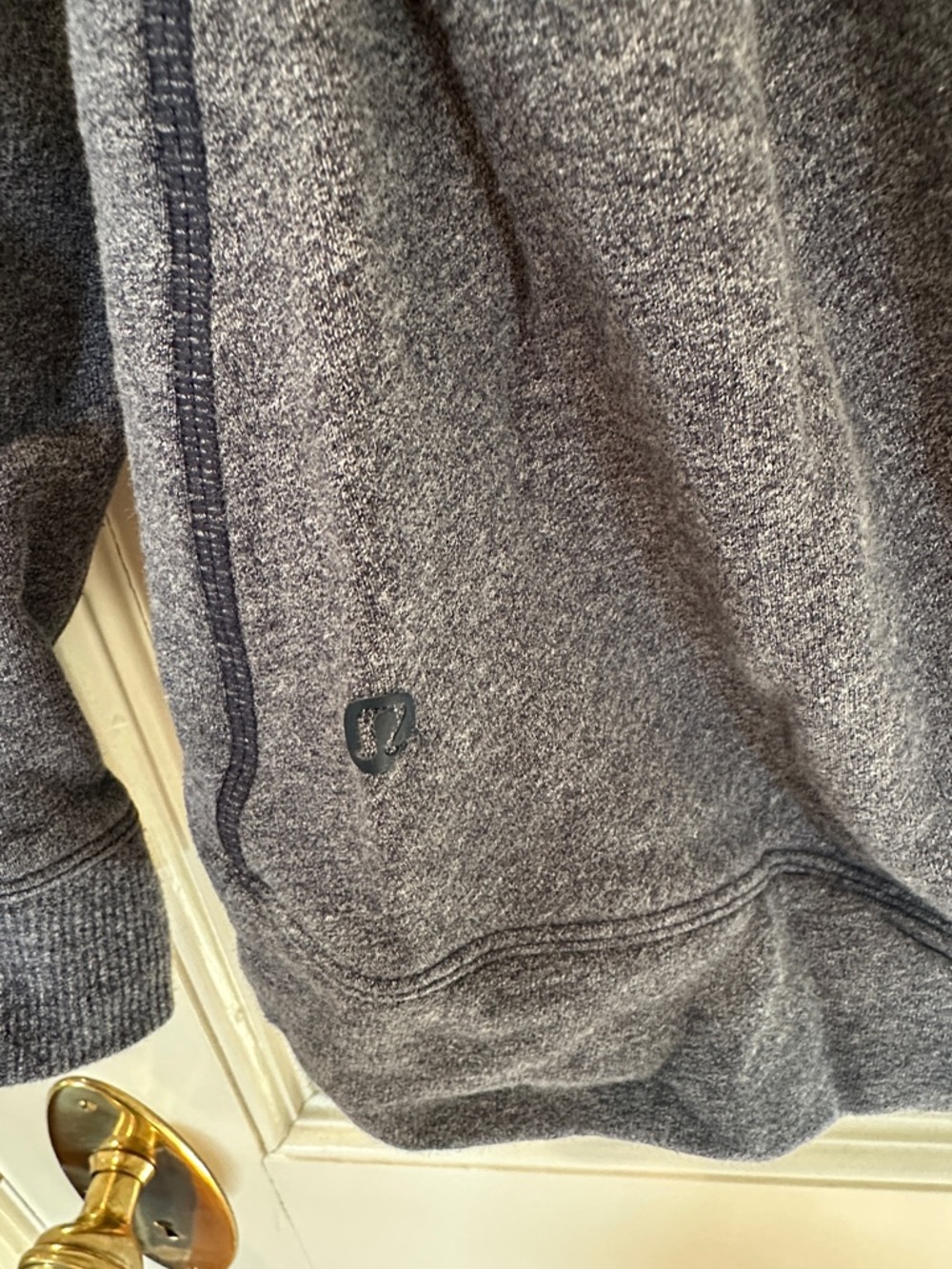 Lululemon Just Pleat It Crew
Heathered Speckled True Navy SZ 2-4 - Picture 3 of 5